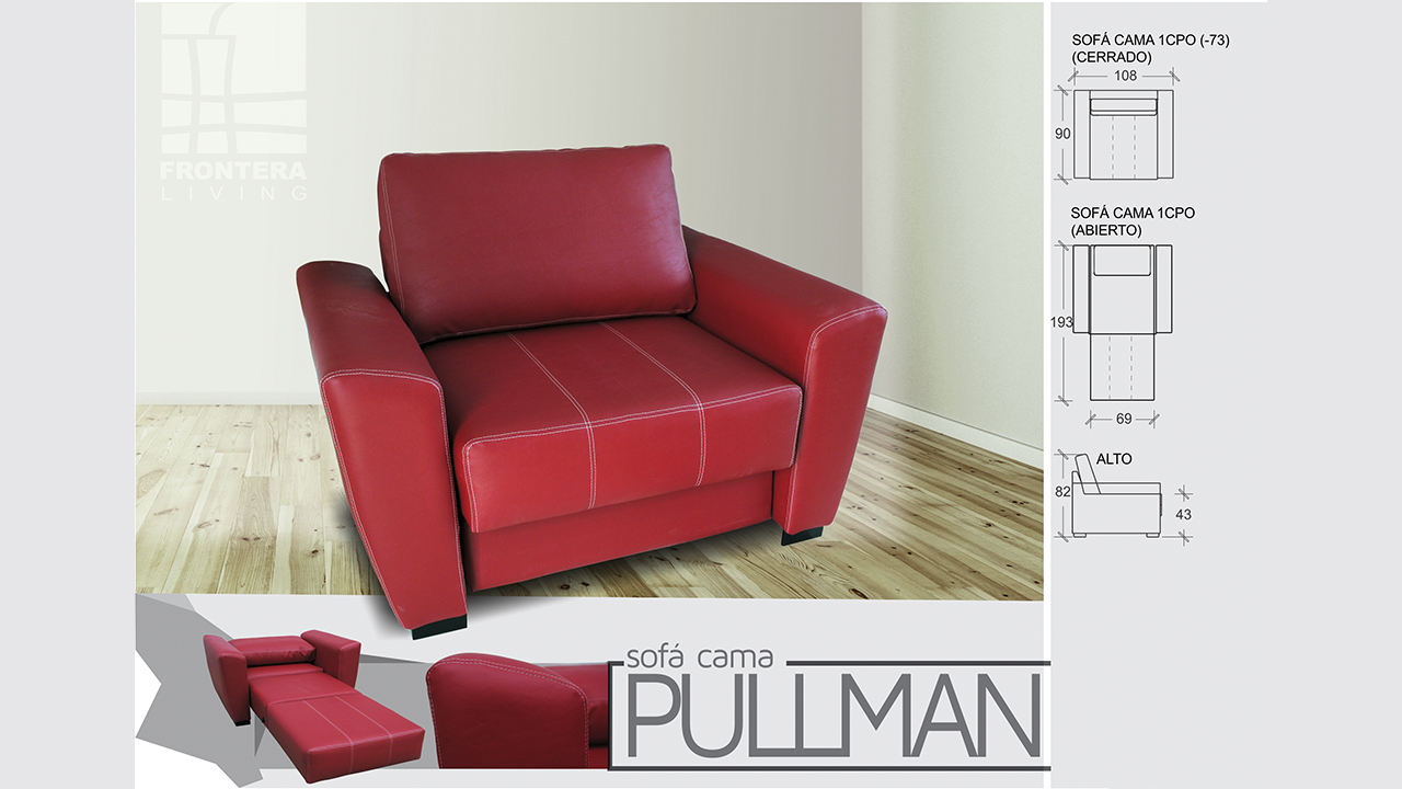 Sofá Cama PULLMAN de 1 Cuerpo